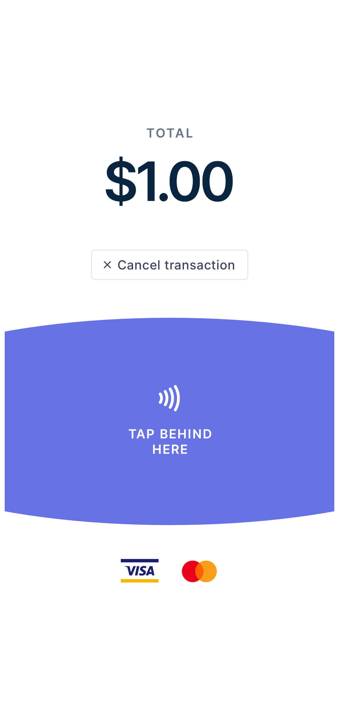 Tap to Pay on Android screenshot